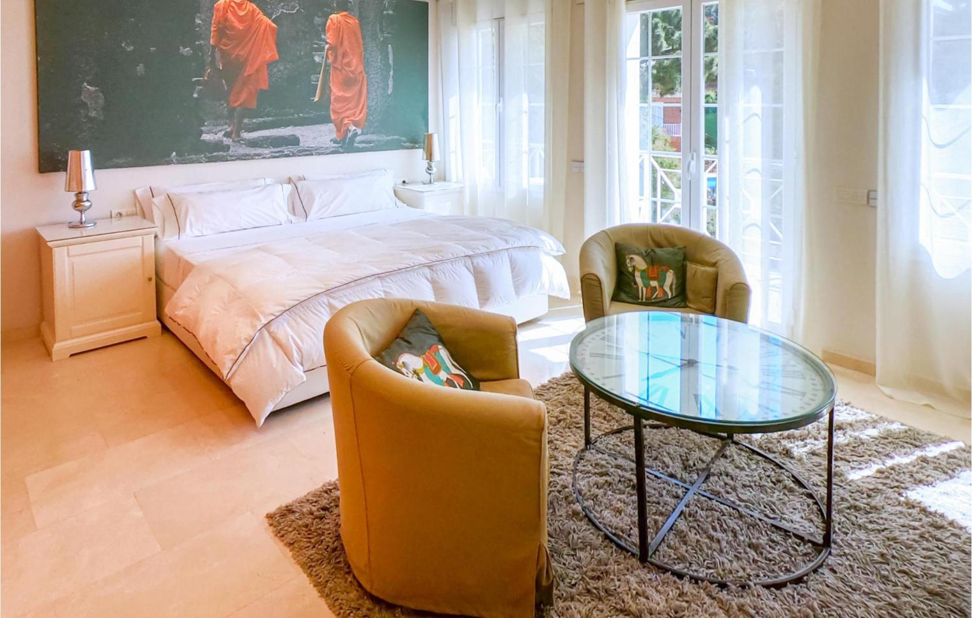 Nice Home In Cabrils With House A Mountain View Екстериор снимка